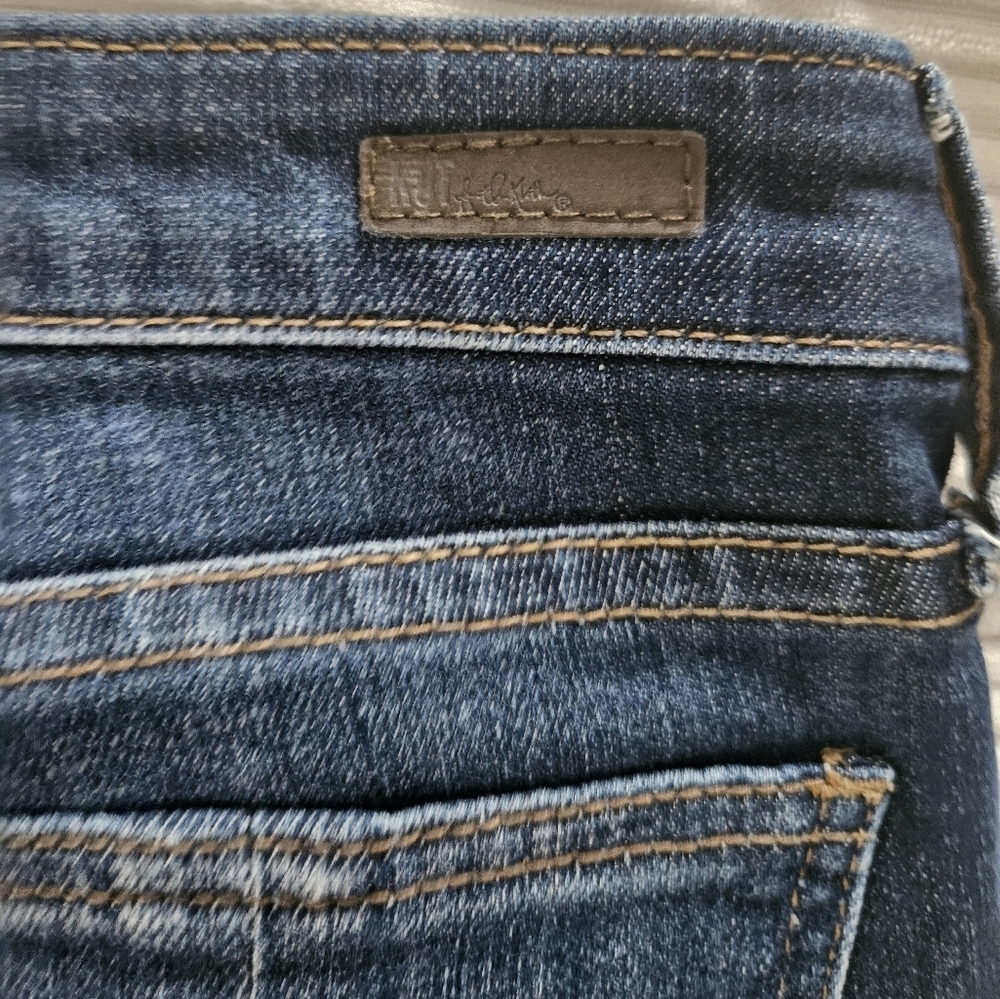 Kut From The Kloth Blue Denim Capri Jeans Size 6 - Picture 5 of 13
